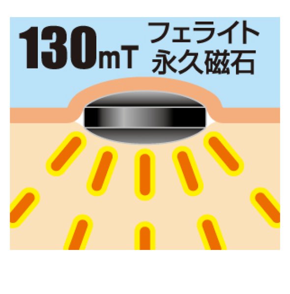 画像2: ユニコ磁気バン130mT 36粒 (2)