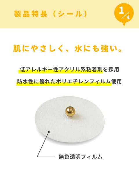 画像2: ユニコ金粒32　３枚入（透明シート） (2)