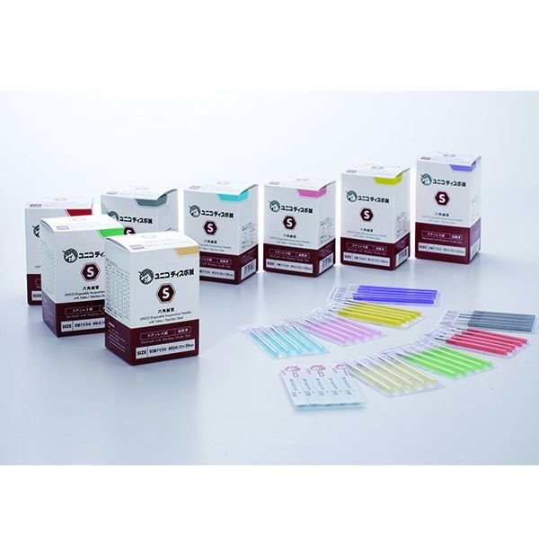 画像6: ユニコディスポ鍼　Ｓ１Ｐ　（００番〜８番）　１００本　【１〜９箱】 (6)