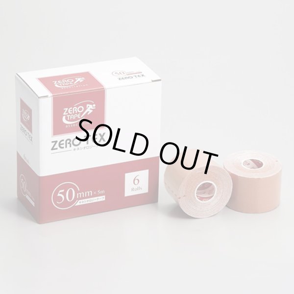 画像1: 【予約注文・入荷次第発送】ZERO TEX　-キネシオロジーテープ-　50mm×5m(6巻) (1)